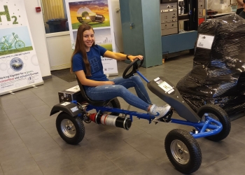 O nouă premieră națională la UPT! Primul vehicul pe patru roți, propulsat cu hidrogen, din România
