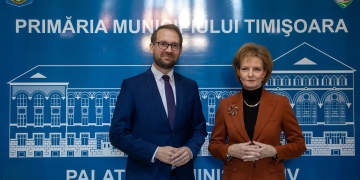 Principesa Margareta s-a întâlnit cu Dominic Fritz la Primăria Timișoara