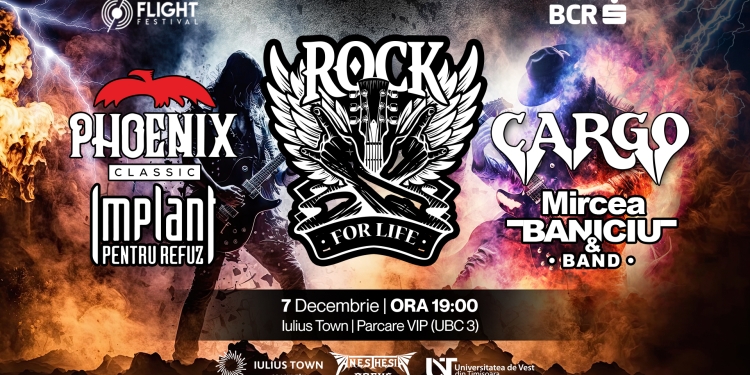 „Rock for Life” pentru cei care își vor petrece sărbătorile în spitalele din Timișoara