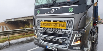 Atenție, șoferi! Transport agabaritic pe drumuri din Timiș