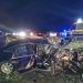 Fiare contorsionate și 3 victime în urma unui accident, în Timiș. Un tânăr șofer a depășit neregulamentar