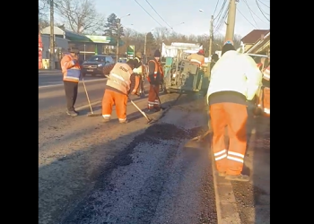 Plin de gropi pe Calea Dorobanților. Conducerea SDM, chemată de urgență la Primăria Timișoara pentru a da explicații