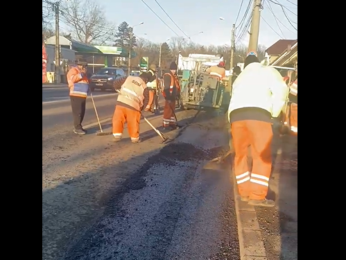 Plin de gropi pe Calea Dorobanților. Conducerea SDM, chemată de urgență la Primăria Timișoara pentru a da explicații