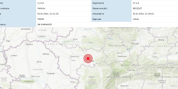 A fost cutremur la doar câteva zeci de km de Timișoara