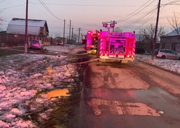 Incendiu la o casă din Timiș! Un bărbat a făcut atac de panică