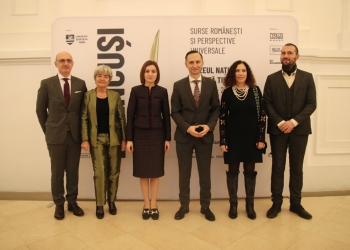 Maia Sandu a vizitat expoziția Brâncuși din Timișoara FOTO