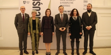 Maia Sandu a vizitat expoziția Brâncuși din Timișoara FOTO