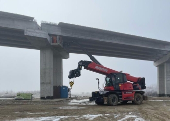 A reînceput munca pe șantierul centurii de sud a Timișoarei FOTO
