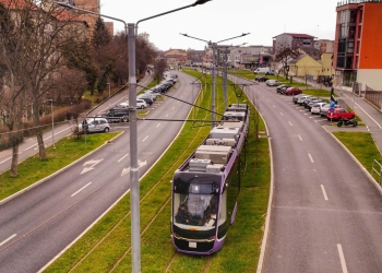 S-a inaugurat reluarea circulației tramvaielor pe B-dul Cetății din Timișoara FOTO