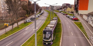 S-a inaugurat reluarea circulației tramvaielor pe B-dul Cetății din Timișoara FOTO