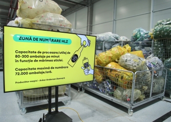 Un mare centru de colectare a ambalajelor de băuturi, deschis lângă Timișoara