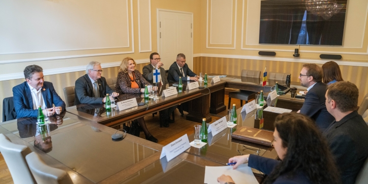 Ambasadoarea Finlandei, în vizită la Primăria Timișoara