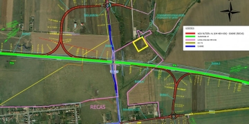 Se construiesc două noi noduri rutiere pe autostrada A1, în județul Timiș