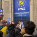 Protest AUR la porțile PSD și PNL Timiș