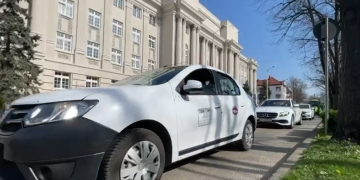 Taximetriștii protestează la Timișoara