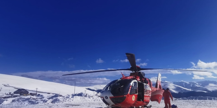 Turist german, salvat de pe Muntele Mic. A intervenit elicopterul SMURD