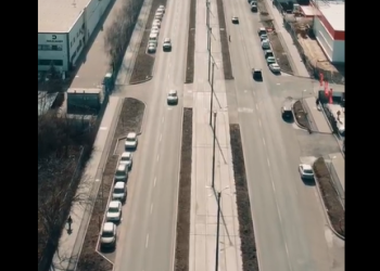 Lucrările la intersecția Vidrighin cu 1 Decembrie 1918, aproape de finalizare