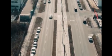 Lucrările la intersecția Vidrighin cu 1 Decembrie 1918, aproape de finalizare