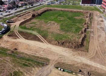 Noul stadion al Timișoarei prinde contur! Constructorul a lucrat intens în prima săptămână de șantier