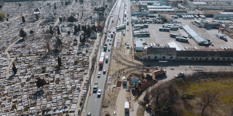 În iulie se reia circulația pe linia tramvaiului 4 din Timișoara. Lucrările pe bulevardul Stan Vidrighin sunt în avans