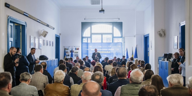 Nicolae Ciucă, întâlnire cu liberalii din Timiș, după demiterea lui Nica