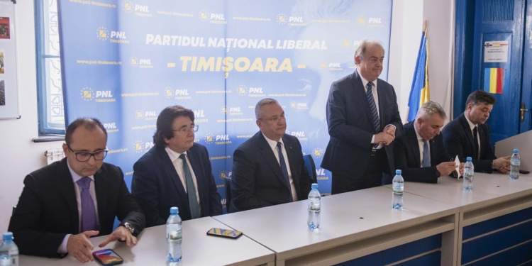 Nicolae Ciucă, întâlnire cu liberalii din Timiș, după demiterea lui Nica