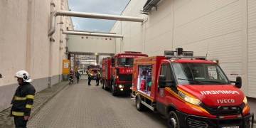 Incendiu la fabrica Continental din Timișoara! 100 de persoane s-au autoevacuat