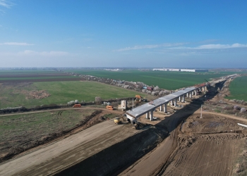 Lucrări importante la conexiunea centurii de sud a Timișoarei cu drumul spre Sânmihaiu Român! Trafic oprit cu intermitențe