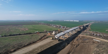 Lucrări importante la conexiunea centurii de sud a Timișoarei cu drumul spre Sânmihaiu Român! Trafic oprit cu intermitențe