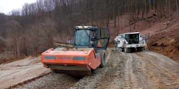 Se amenajează accesul în șantierul din zona unde vor fi construite tunelurile de pe autostrada A1