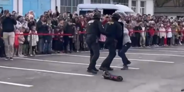 Demonstrații urmărite de sute de copii, de Ziua Porților Deschise la Poliția Timiș