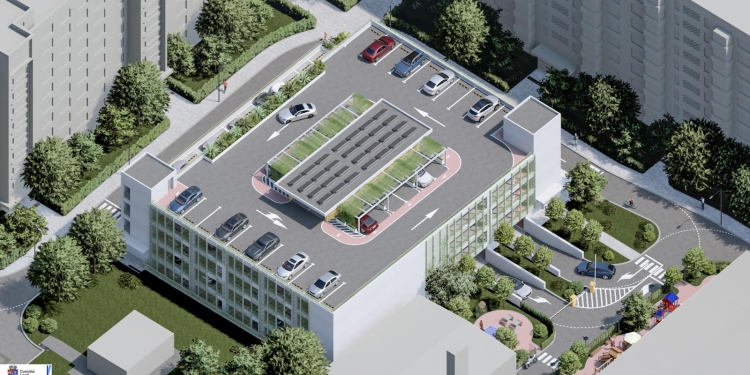 Parcarea multietajată de la Gara de Nord va avea aproape 200 de locuri