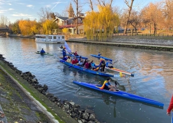 Competiție cu bărci Dragon la Timișoara, de Ziua Națională a Tineretului