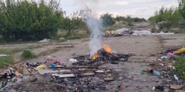 A aruncat și ars gunoaie pe un teren din Săcălaz. Polițiștii l-au prins și i-au ars o amendă uriașă și l-au lăsat și fără mașină