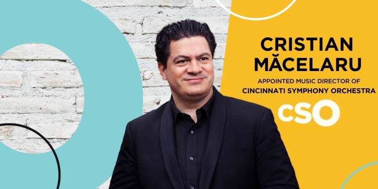 Maestrul Cristian Măcelaru, director muzical al Orchestrei Simfonice din Cincinnati, SUA