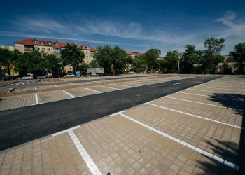 Teren dezafectat din zona Girocului, transformat în parcare de Primăria Timișoara în timp record FOTO