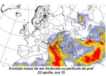 Amânați spălatul mașinilor. Vine un nor de praf saharian peste România