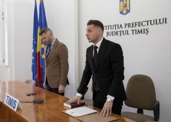 Raul Ambruș a depus jurământul în funcția de subprefect de Timiș