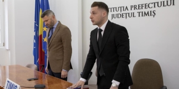 Raul Ambruș a depus jurământul în funcția de subprefect de Timiș