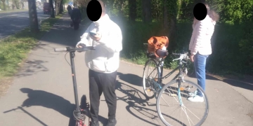 Selfie-urile pe bicicletă se amendează la Timișoara