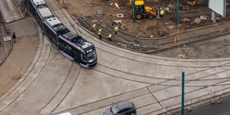 Tramvaiul 6 face din nou legătura între Piața Maria și Piața Traian