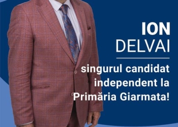 După o pauză de 4 ani de la administrația locală, Ion Delvai candidează pentru un nou mandat la Primăria Giarmata!