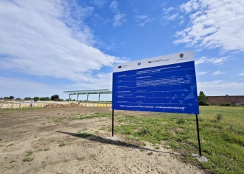 Centrul de colectare a deșeurilor cu aport voluntar din Dumbrăvița, finalizat până la sfârșitul verii