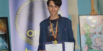 Medalie de aur pentru un elev din Timișoara, la Olimpiada Națională de Astronomie și Astrofizică