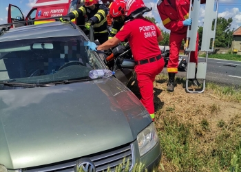 Bătrân de 72 ani, rănit într-un accident la Belinț! A intervenit și descarcerarea