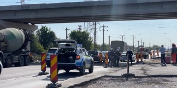 Muncitor în stare gravă la spital, lovit de o camionetă pe șantierul centurii Timișoarei