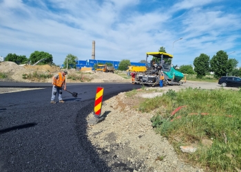 Muncitorii revin în forță pe șantierul centurii de sud a Timișoarei, de luni