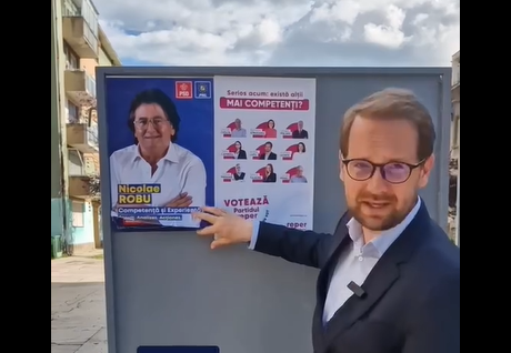 Dominic Fritz: Robu și-a lipit afișele peste cele în care apar eu