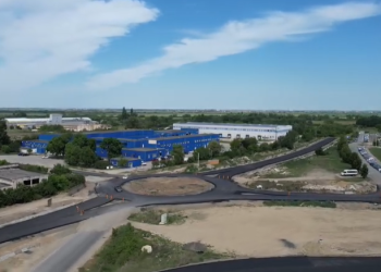 Intersecție spectaculoasă realizată în zona Freidorf, pe șantierul centurii de sud a Timișoarei