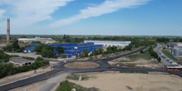 Intersecție spectaculoasă realizată în zona Freidorf, pe șantierul centurii de sud a Timișoarei